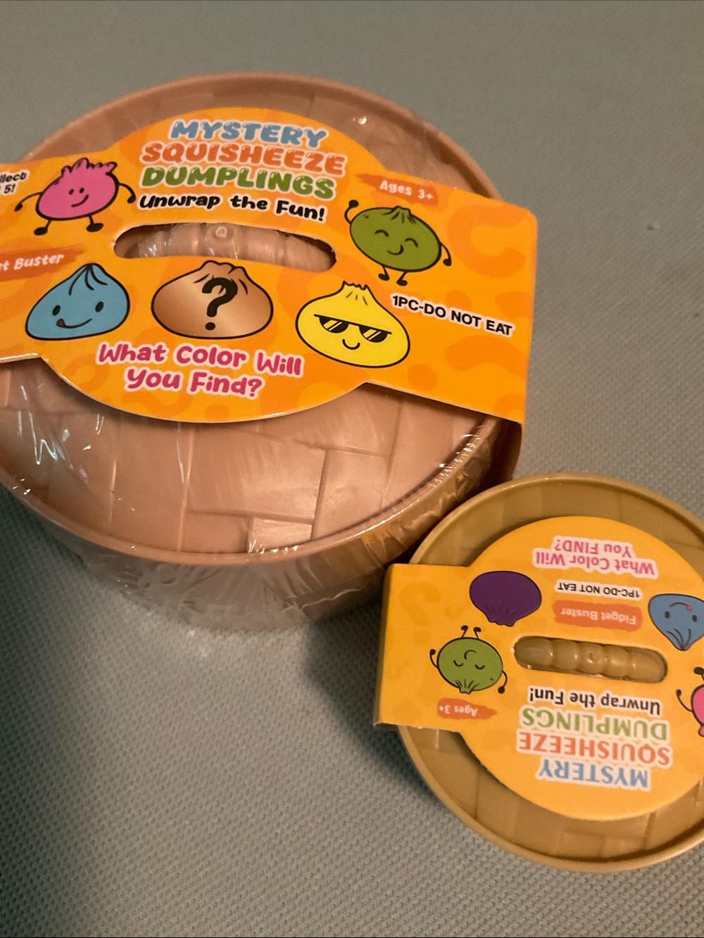 Mystery Squisheeze Dumplings Fidget Buster Squishy New and One Small Dumpling